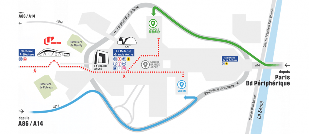 Parking Villon Rue Delarivière Lefoullon 92800 Puteaux