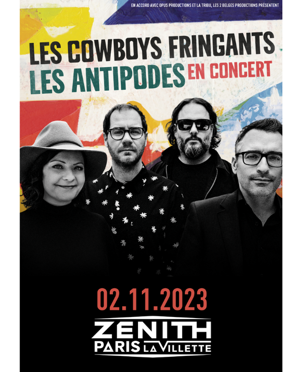Cowboys fringants nov 2023 Zénith Paris La Villette