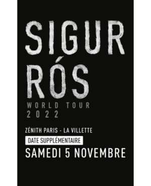 Sigur Ros 5 nov 2022 Zénith Paris La Villette