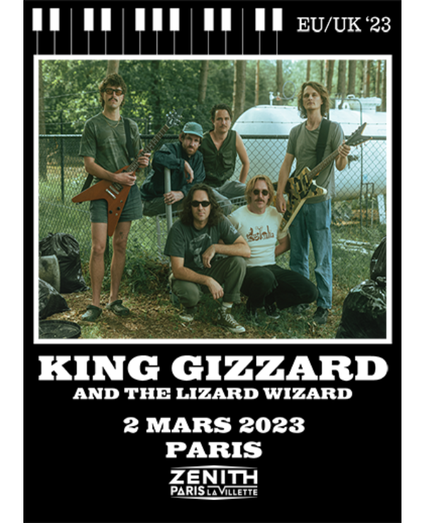 king gizzard & the lizard wizard 2023 Zénith Paris La Villette