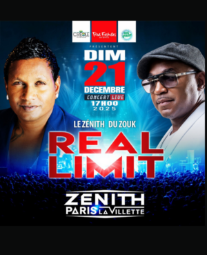 REAL LIMIT - DIMANCHE 21 DECEMBRE 2025 - Zénith Paris - La Villette