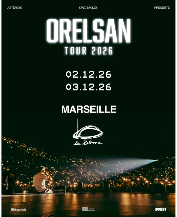 ORELSAN - 02 ET 03 DECEMBRE 2026 - Le Dôme de Marseille