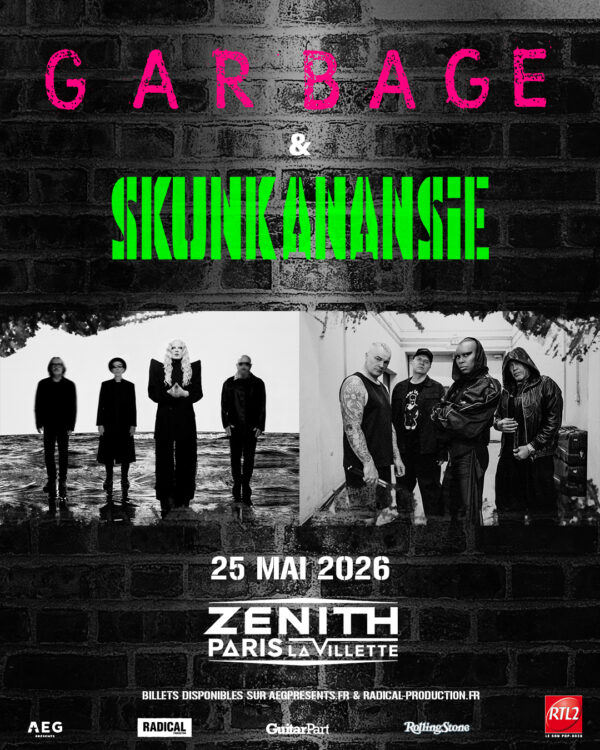 GARBAGE & SKUNK ANANSIE - LUNDI 25 MAI 2025 - Zénith Paris - La Villette