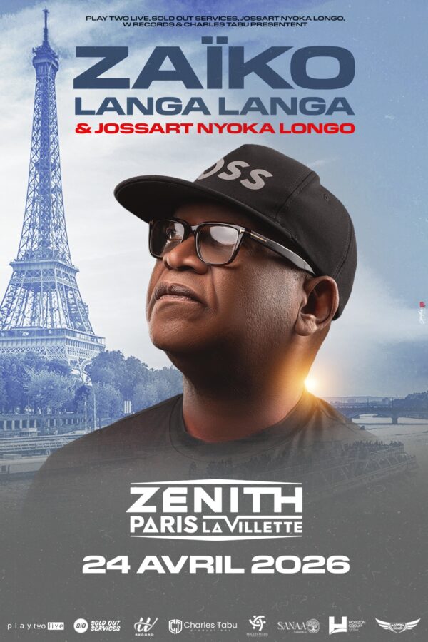 ZAIKO LANGA LANGA - VENDREDI 24 AVRIL 2026 - Zénith Paris - La Villette