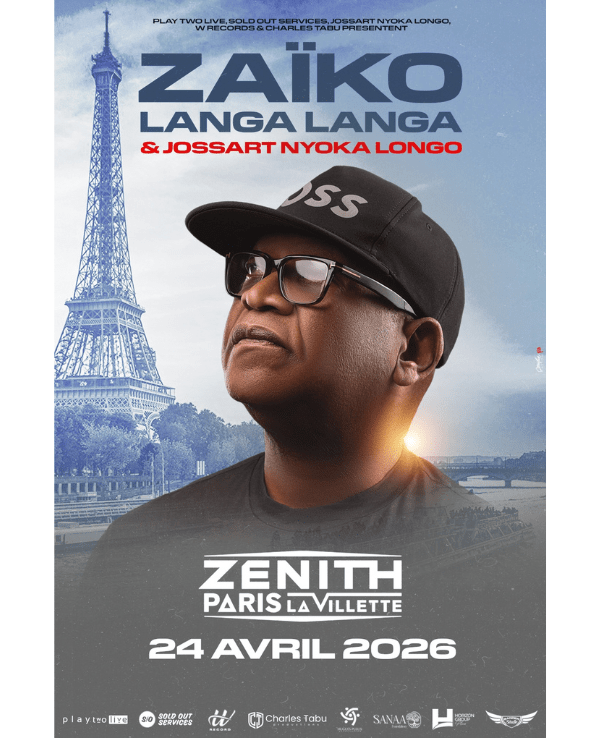 ZAIKO LANGA LANGA - VENDREDI 24 AVRIL 2026 - Zénith Paris - La Villette