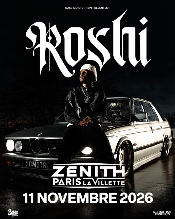 ROSHI - MERCREDI 11 NOVEMBRE 2026 - Zénith Paris - La Villette