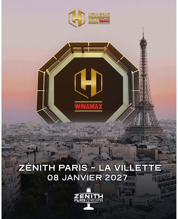 Hexagone MMA Winamax - VENDREDI 8 JANVIER 2027 - Zénith Paris - La Villette