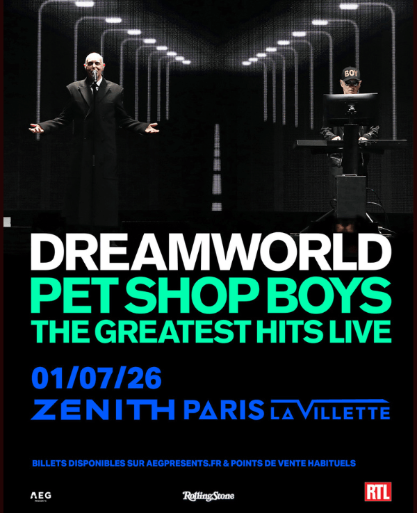 PET SHOP BOYS - MERCREDI 1er JUILLET 2026 - Zénith Paris - La Villette