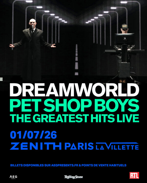 PET SHOP BOYS - MERCREDI 1er JUILLET 2026 - Zénith Paris - La Villette