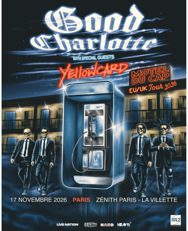 GOOD CHARLOTTE - MARDI 17 NOVEMBRE 2026 - Zénith Paris - La Villette