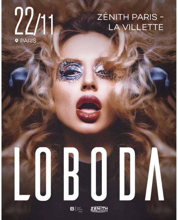 LOBODA - DIMANCHE 22 NOVEMBRE 2026 - Zénith Paris - La Villette