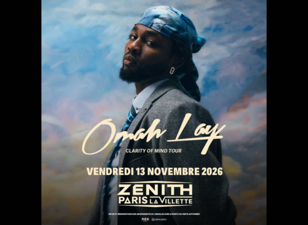 OMAH LAY - VENDREDI 13 NOVEMBRE 2026 - Zénith Paris - La Villette