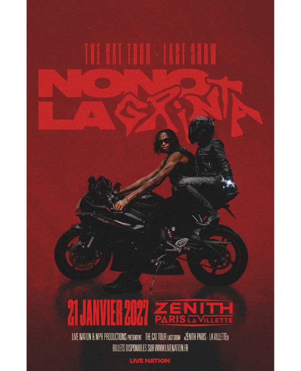 NONO LA GRINTA - JEUDI 21 JANVIER 2027 - Zénith Paris - La Villette