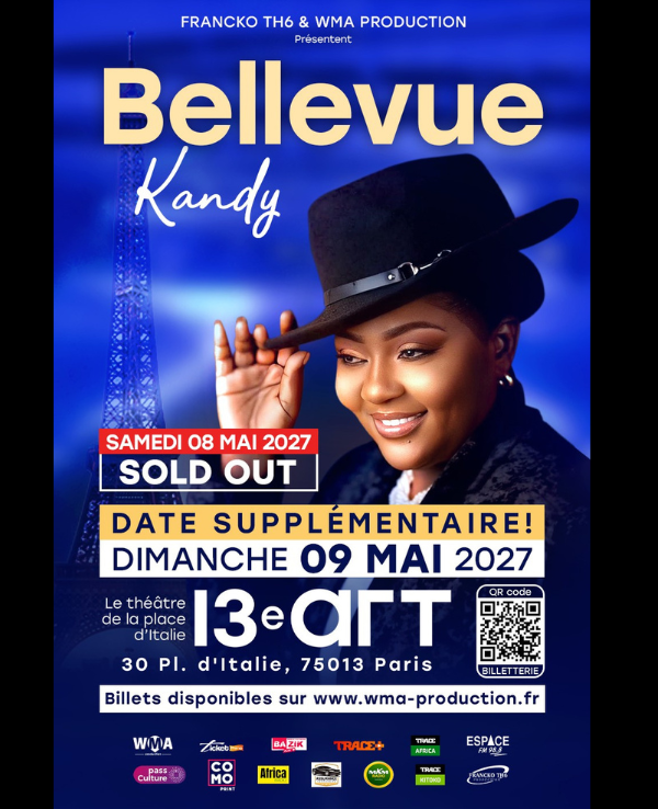 BELLEVUE KANDY - DIMANCHE 09 MAI 2027- Théâtre du 13e Art
