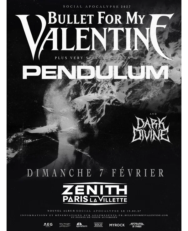 BULLET FOR MY VALENTINE - Zénith Paris - La Villette