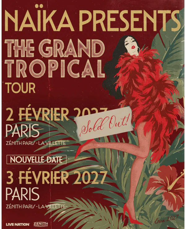 NAÏKA – Zénith Paris - La Villette – 03/02/2027